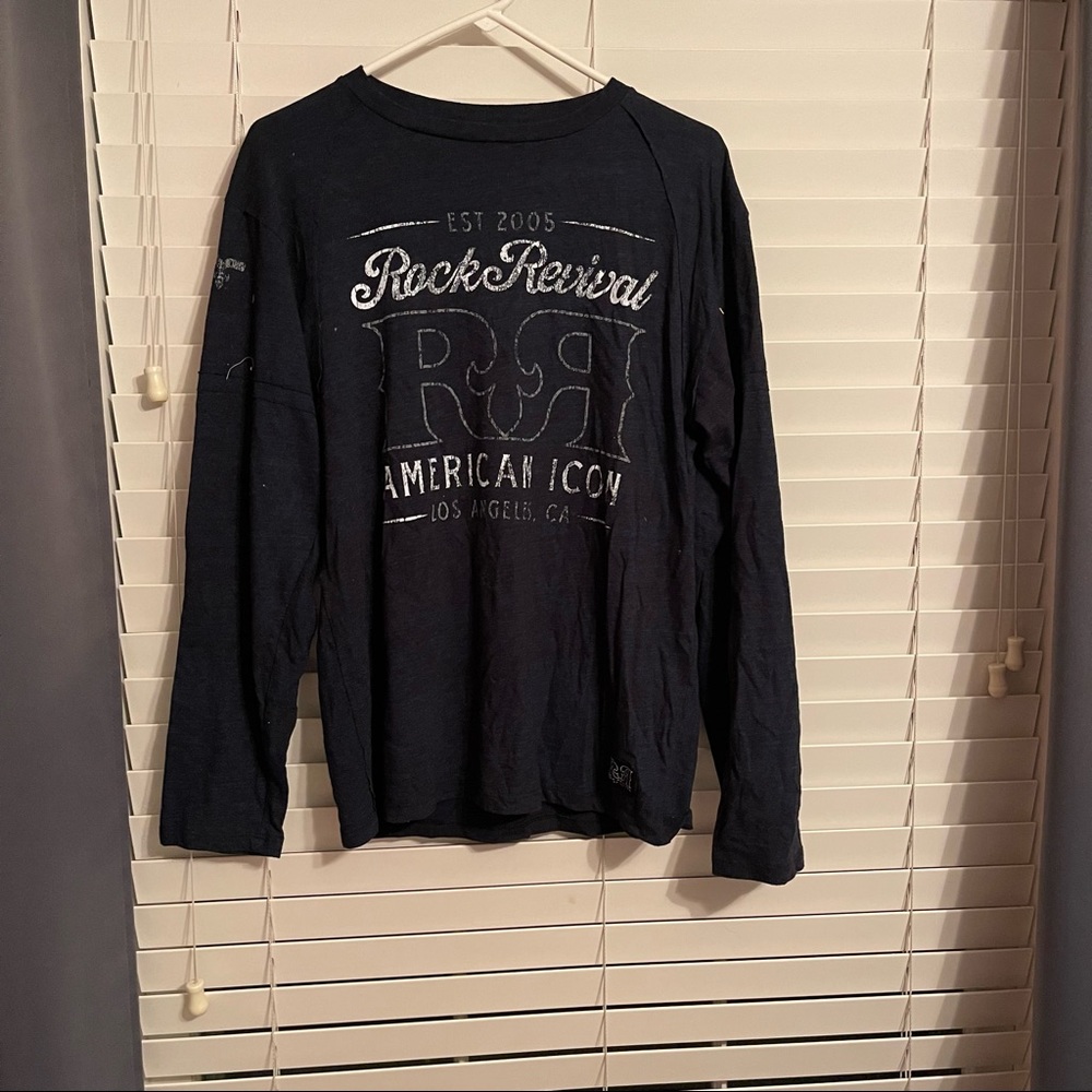 Rock Revival Men’s Long sleeve Shirt Large